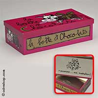 Boite 100Drine New - petite - Chocolat