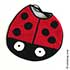 Bavoir - coccinelle (17 €)