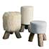 Set de 3 Tabourets Mousse Blanc (1745 €)
