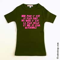 Tee-shirt MC - Père/Mère Kaki