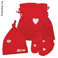 Chaussons + Bonnet - Kiss Me