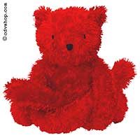 Eurobear Medium Poilu Rouge