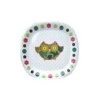 Assiette Chouette