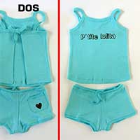 Ensemble P'Tite Lolita - Turquoise