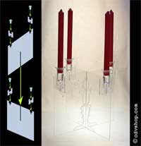 Chandelier Ghost Transparent