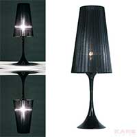 Lampe Organza Noire