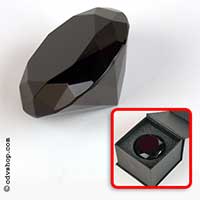 Presse Papier Diamant noir