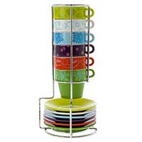 Tasse Tower PatchWork - Set de 6
