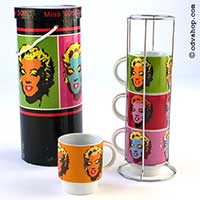 Mug Marylin - Set de 4