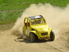 2CV jaune - rally