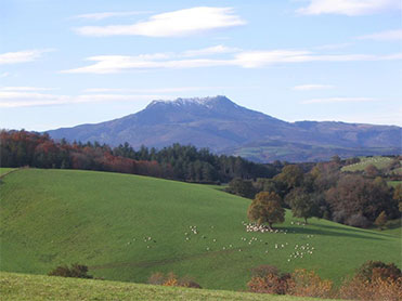Paysage de montagne Basque